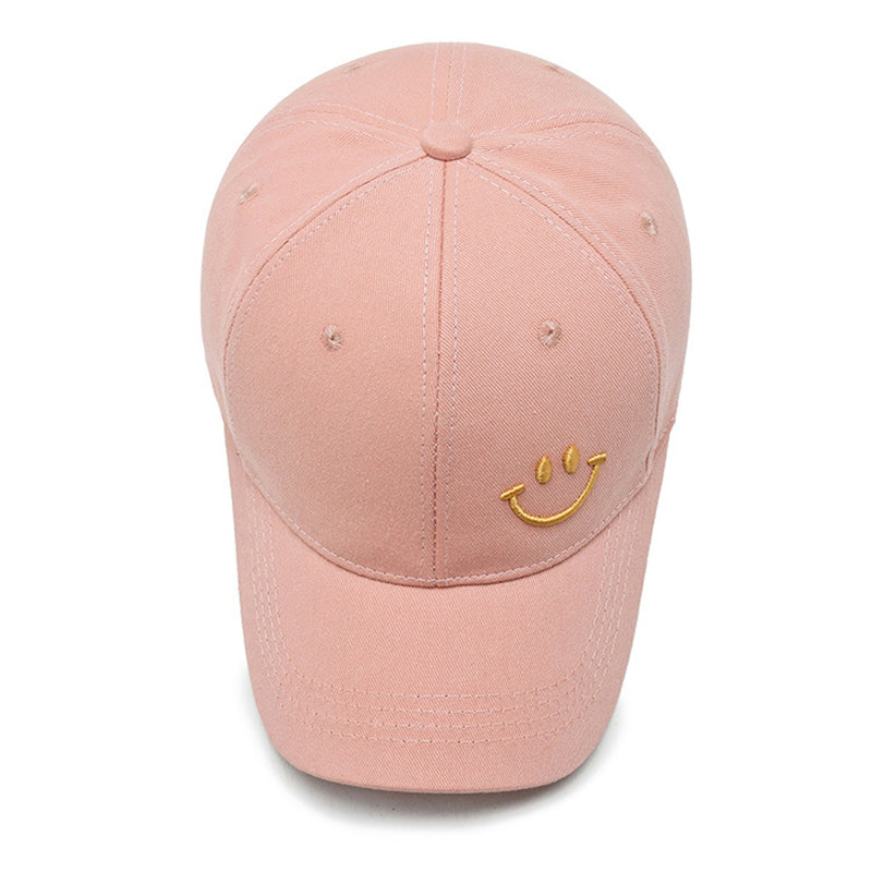 Smiley Face Baseball Cap/Hat Low Profile, Happy Good Vibes