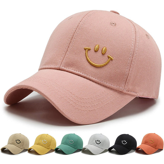 Smiley Face Baseball Cap/Hat Low Profile, Happy Good Vibes