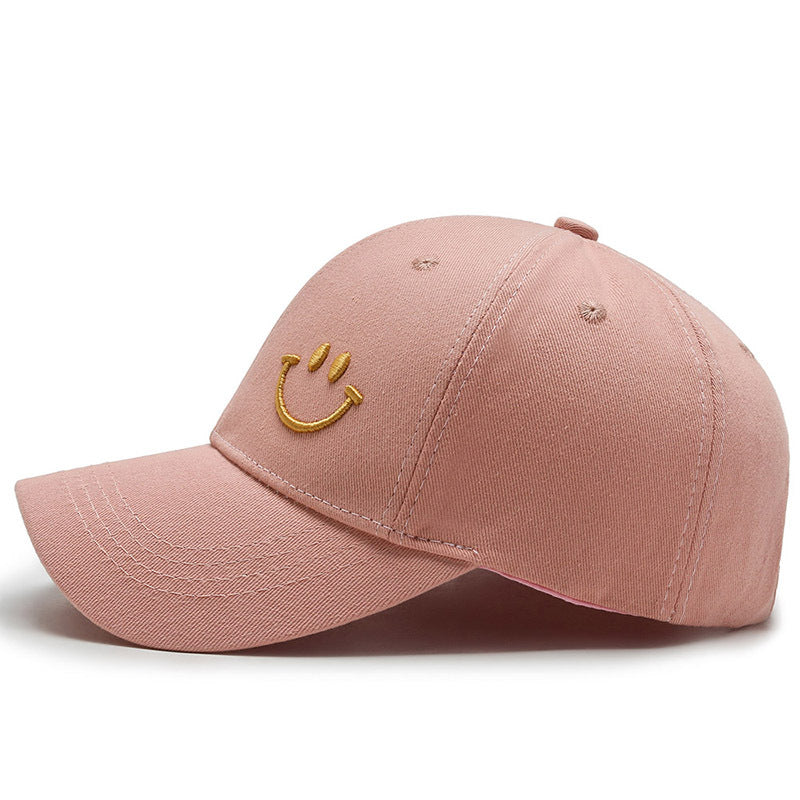 Smiley Face Baseball Cap/Hat Low Profile, Happy Good Vibes