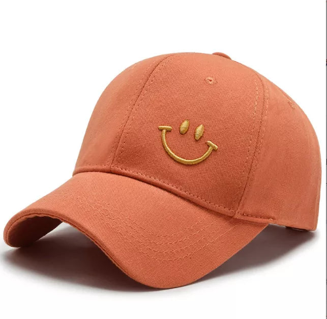 Smiley Face Baseball Cap/Hat Low Profile, Happy Good Vibes